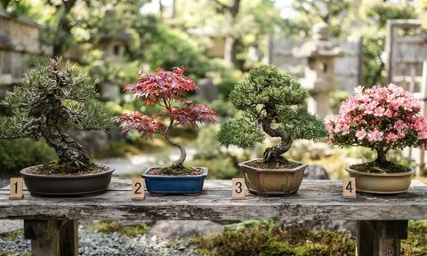 Trắc nghiệm: Hãy lựa chọn 1 bình bonsai bạn ấn tượng nhất