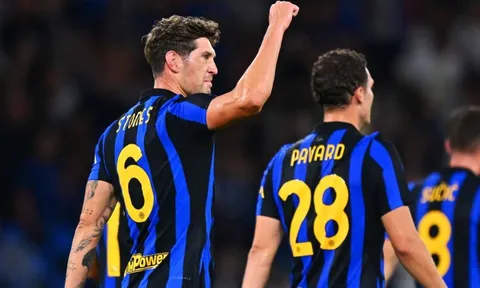 John Stones ghi bàn ra mắt giúp Inter đả bại Real Betis