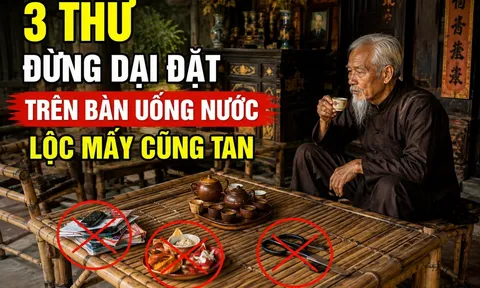 3 thứ đừng dại đặt trên bàn uống nước, Lộc mấy cũng tan