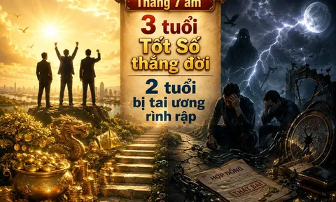 3 tuổi Tốt Số thắng đời, 2 tuổi bị tai ương rình rập trong tháng 7 Âm