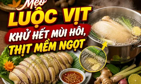 Mẹo luộc vịt khử hết mùi hôi, thịt mềm ngọt