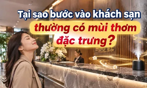 Tại sao bước vào khách sạn thường có mùi thơm đặc trưng?