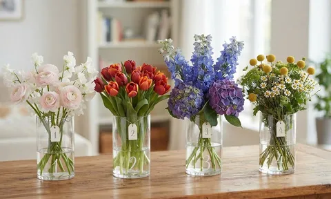 Trắc nghiệm: Chọn 1 bình hoa bạn ấn tượng nhất