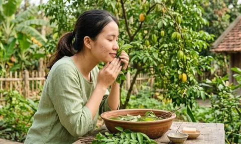 Cách dùng lá khế hỗ trợ làm dịu rôm sảy, mụn nhọt và giúp da sáng khỏe hơn
