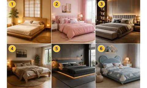 Trắc nghiệm: Chọn 1 mẫu giường bạn muốn nằm nghỉ
