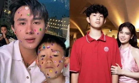 Sao Việt 24h: Bạn trai Diệp Lâm Anh "hợp cạ" với con riêng của người yêu; Con trai Trương Quỳnh Anh lần đầu tự đi học