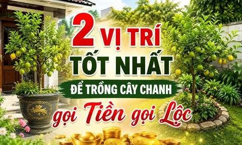 2 vị trí tốt nhất để trồng cây chanh gọi Tiền gọi Lộc