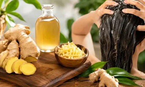  Cách dùng gừng tươi gội đầu giúp thư giãn, tóc sạch, hỗ trợ tóc con mọc khỏe