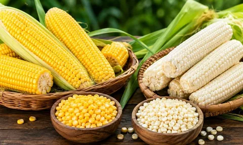 Ngô ngọt vàng và ngô nếp: Loại nào giàu dinh dưỡng hơn?