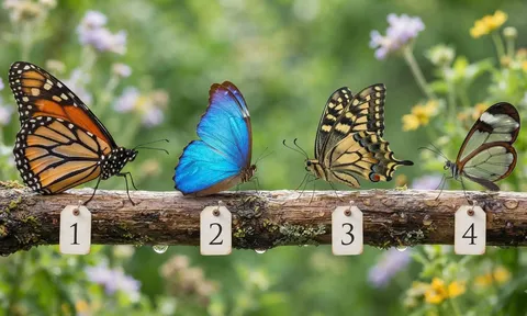 Trắc nghiệm: Hãy chọn 1 chú bướm bạn thấy ấn tượng nhất