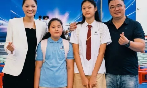 Hoa hậu Hương Giang khoe con gái lai Trung Quốc chính thức cao vượt mẹ, được đặc cách vượt tuổi ở khóa học hè