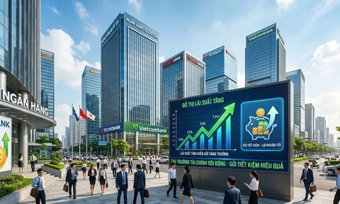 Lãi suất ngân hàng hôm nay 19/8: 4 ngân hàng trả trên 8,2%/năm, có nơi lên tới 10%