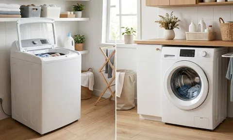 Nên chọn máy giặt cửa trước hay máy giặt cửa trên?