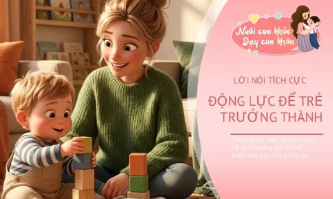 2 câu nói của bố mẹ sẽ trở thành điểm tựa để con tự tin bước vào đời