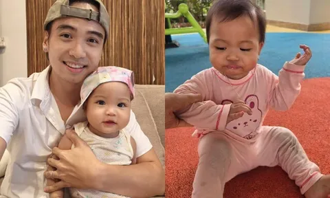 Con gái H'Hen Niê chưa đầy 1 tuổi đã đam mê vận động, tuổi thơ "dữ dội" được bố cho "lăn lê bò lết" khắp nơi