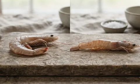 Chọn tôm tươi nên chọn tôm dáng cong hay dáng thẳng?