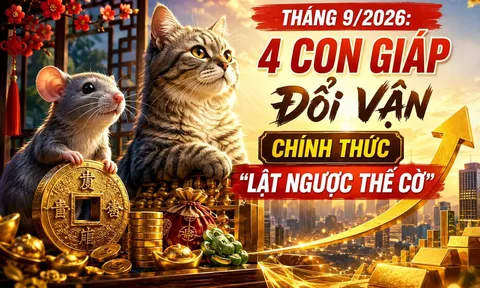Tháng 9/2026: 4 con giáp đổi vận, chính thức "lật ngược thế cờ"