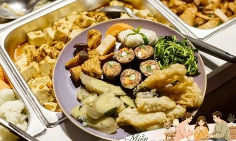 7 quán buffet chay thanh tịnh cho mùa Vu lan ở Hà Nội, chỉ từ 50.000 đồng là no nê, ăn thả ga không lo về giá