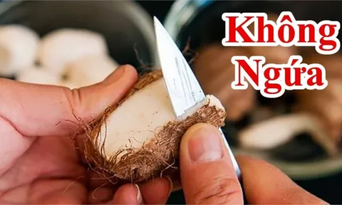 Mẹo nấu khoai sọ bở, không lo ngứa