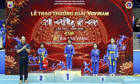 Vovinam Nghệ An tạo dấu ấn từ phong trào cơ sở đến sân chơi lớn