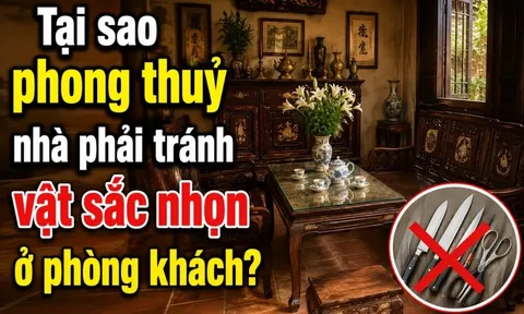 Tại sao phong thuỷ nhà phải tránh vật sắc nhọn ở phòng khách?