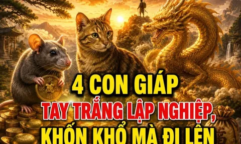 4 con giáp tay trắng lập nghiệp, khốn khó mà đi lên