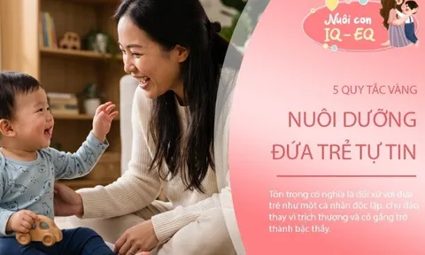 5 quy tắc vàng bố mẹ nên ghi nhớ để nuôi dưỡng đứa trẻ tự tin, bản lĩnh, gặp khó khăn không bỏ cuộc