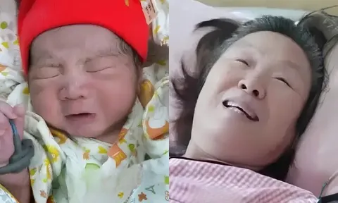 Sản phụ 62 tuổi vượt cạn thành công, vừa nhìn em bé đã vui mừng thốt lên: "Đẹp quá!"