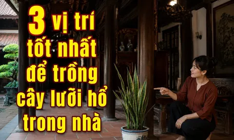 3 vị trí tốt nhất để trồng cây lưỡi hổ trong nhà