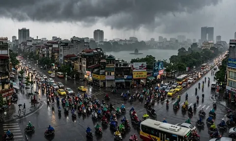Dự báo thời tiết ngày mai 24/8: Hà Nội mưa to, có nơi mưa rất to, đề phòng lốc sét