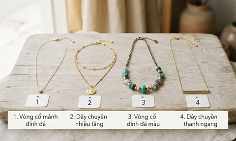 Trắc nghiệm: Chọn 1 chiếc vòng cổ bạn thích nhất