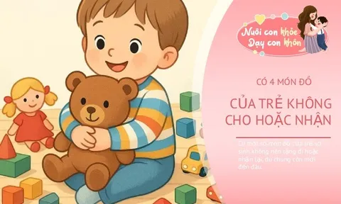 Có 4 món đồ của trẻ bố mẹ nhất định không nên cho đi hoặc nhận lại, dù còn mới đến đâu