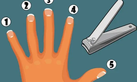 Trắc nghiệm tâm lý: Khi cắt móng tay, bạn sẽ bắt đầu từ ngón nào trước?