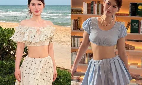 Tiểu thư nhà đại gia thuỷ sản chăm khoe eo nhỏ xíu, diện đồ giản dị được khen "ăn đứt" khi "dát" hàng hiệu