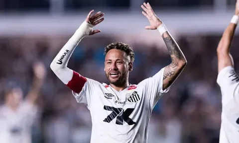 Neymar kiến tạo, Santos vẫn hòa Mirassol thiếu người
