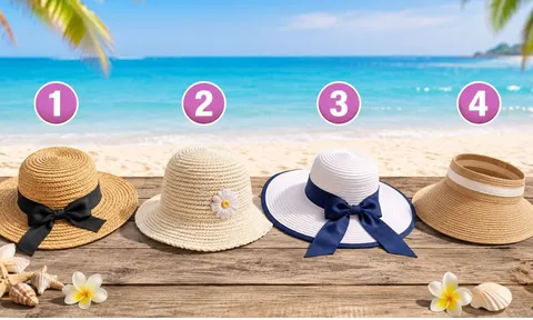  Chọn 1 chiếc mũ bạn thích đội khi đi biển: Xem người khác đang ấn tượng gì về bạn