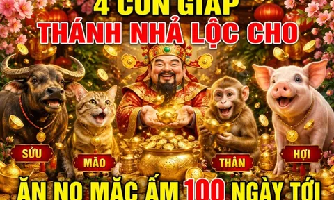 4 con giáp Thánh Nhả Lộc cho, ăn no mặc ấm 100 ngày tới