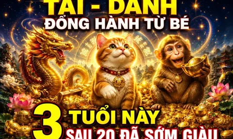 Tài - Danh đồng hành từ bé, 3 tuổi này sau 20 đã sớm giàu