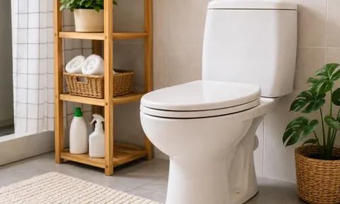 Nên đóng hay mở nắp bồn cầu sau khi dùng xong?