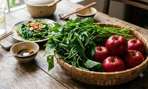 Người phụ nữ mắc ung thư gan ăn táo cùng loại rau dân dã, 1 năm sau chỉ số AFP giảm mạnh