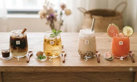 Trắc nghiệm: Hãy lựa chọn 1 loại đồ uống bạn thích nhất