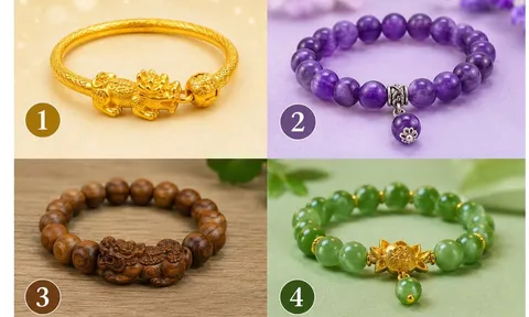 Chọn 1 chiếc vòng đeo tay để xem sắp tới bạn giàu lên hay hao hụt