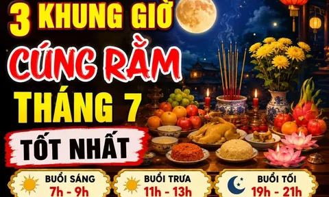 3 khung giờ cúng Rằm tháng 7 tốt nhất