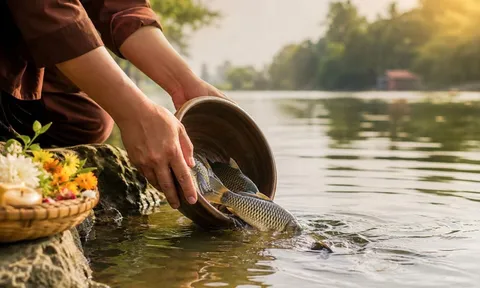Phóng sinh tháng Bảy âm lịch: 7 điều nên lưu ý, kẻo tốn tiền mà còn phạm kỵ