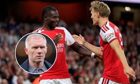 Paul Scholes dự đoán Arsenal đủ sức giành cú ăn ba lịch sử