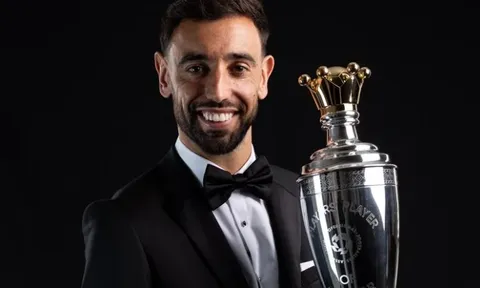 Bruno Fernandes vượt mặt dàn sao Arsenal, giành giải Cầu thủ xuất sắc nhất năm