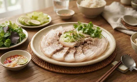 Cách luộc thịt trắng tinh mềm tan ăn không ngán