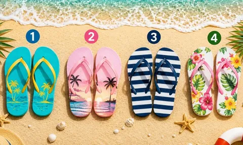 Chọn 1 đôi dép đi biển để xem khả năng thích nghi của bạn