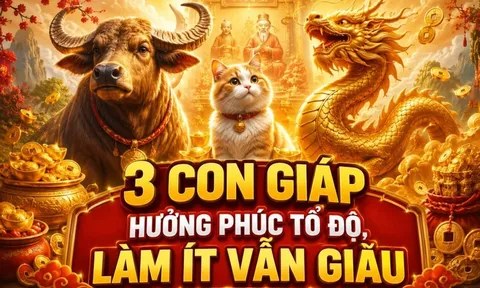 3 con giáp hưởng phúc Tổ độ, làm ít vẫn giàu
