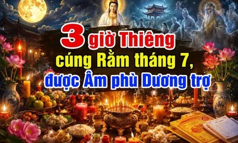 3 giờ Thiêng cúng Rằm tháng 7, được Âm phù Dương trợ